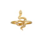 Logan Hollowell - New! 14k Kundalini Mini Snake Ring With Diamonds