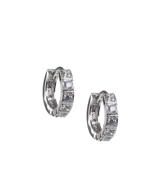 Cz By Kenneth Jay Lane - Round Cz Huggie