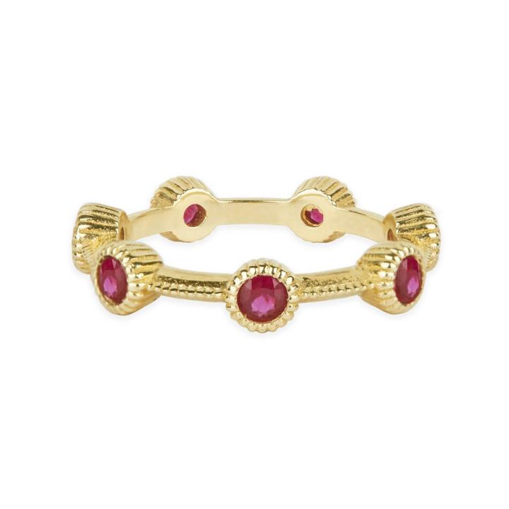 Elizabeth Buenaventura - Beloved Ruby Eternity Ring