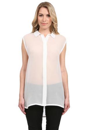 Iro Sleeveless Embellished Top In White