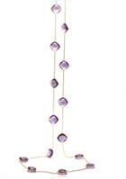 Tresor Collection - 18k Yellow Gold Long Necklace With Amethyst