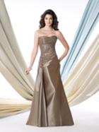 Boutique By Mon Cheri - 213990 Long Dress In Bronze