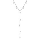 Ashley Schenkein Jewelry - Teardrop Sterling Silver Bridal Necklace