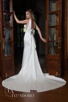 Rachel Allan Bridal - Silk Satin Bateau Mermaid Dress M628