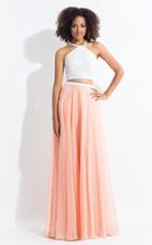 Rachel Allan - 6112 Lace Halter A-line Dress