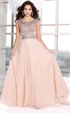 Shail K - Long Chiffon Prom Dress 4044