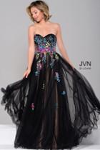 Jovani - Strapless Prom Ball Gown Jvn41428