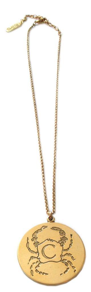 Elizabeth Cole Jewelry - Cancer Zodiac Necklace