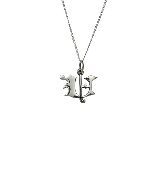 Femme Metale Jewelry - Love Letter U Charm Necklace