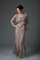 Soulmates - D9130x Queen Three Piece Jacket Tank And High-low Skirt Set