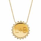 Logan Hollowell - Custom You Are My Sunshine Large Necklace With Diamonds