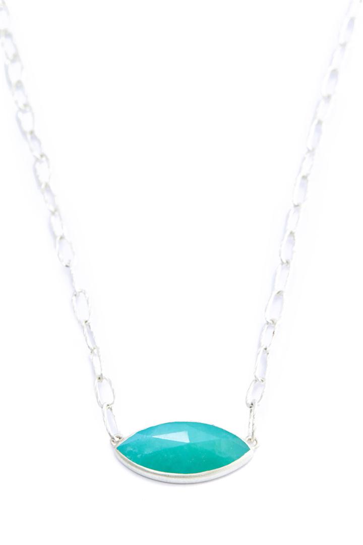 Nina Nguyen Jewelry - Petite Marquise Silver Necklace