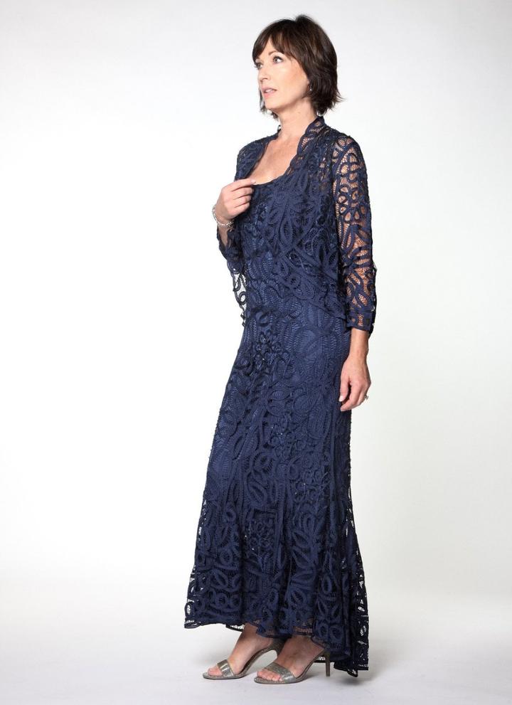 Soulmates - D9120 High-low Dress And Jacket Set
