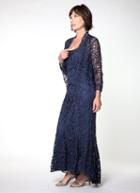 Soulmates - D9120 High-low Dress And Jacket Set