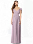 After Six - 6697 Dress In Suede Rose