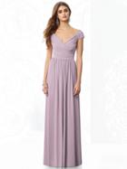 After Six - 6697 Dress In Suede Rose