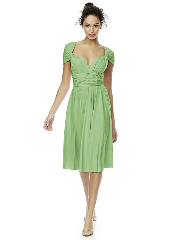 Dessy Collection - Twist1 Dress In Apple Slice