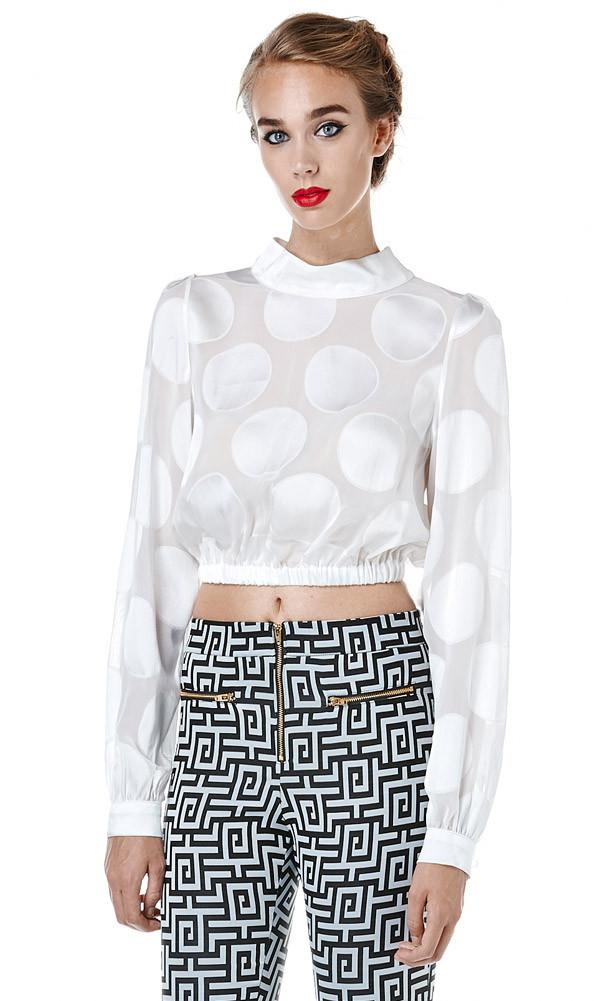 Again Collection - The One You Love Crop Top In White