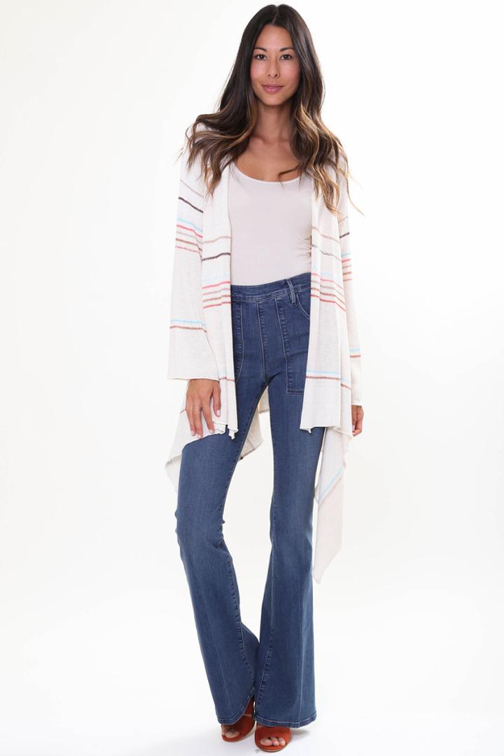 Goddis - Goddis Naples Wrap Sweater In Sahara
