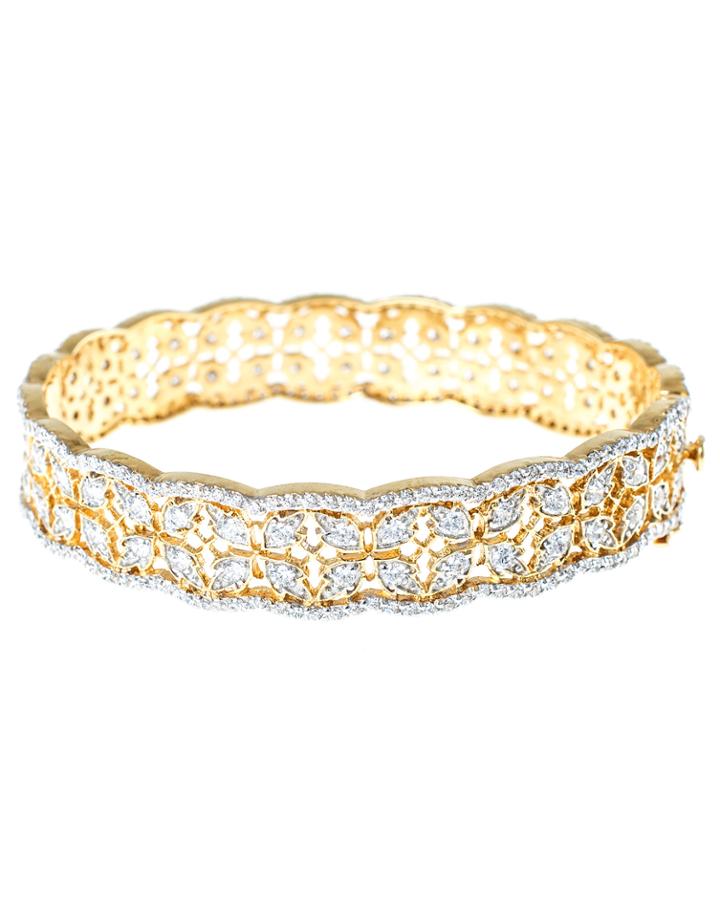 Jarin K Jewelry - Delicate Hinged Bangle