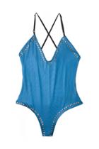 Teal Studded Colette One-piece