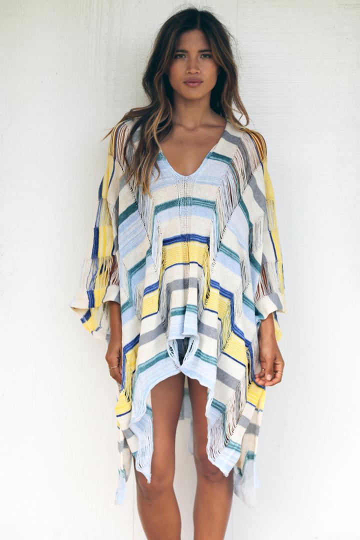 Goddis - Waverly Poncho In Clearwater