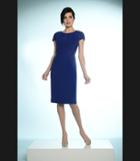 Daymor Couture - Jewel Neck Short Dress 818