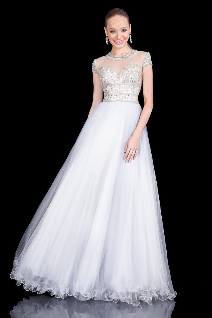 Terani Couture - Unearthly Sweetheart Glistening Ball Gown 1615p1315