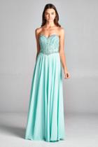 Aspeed - L1855 Bedazzled Sweetheart A-line Prom Dress