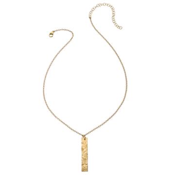 Heather Hawkins - Short Single Vertical Bar Necklace