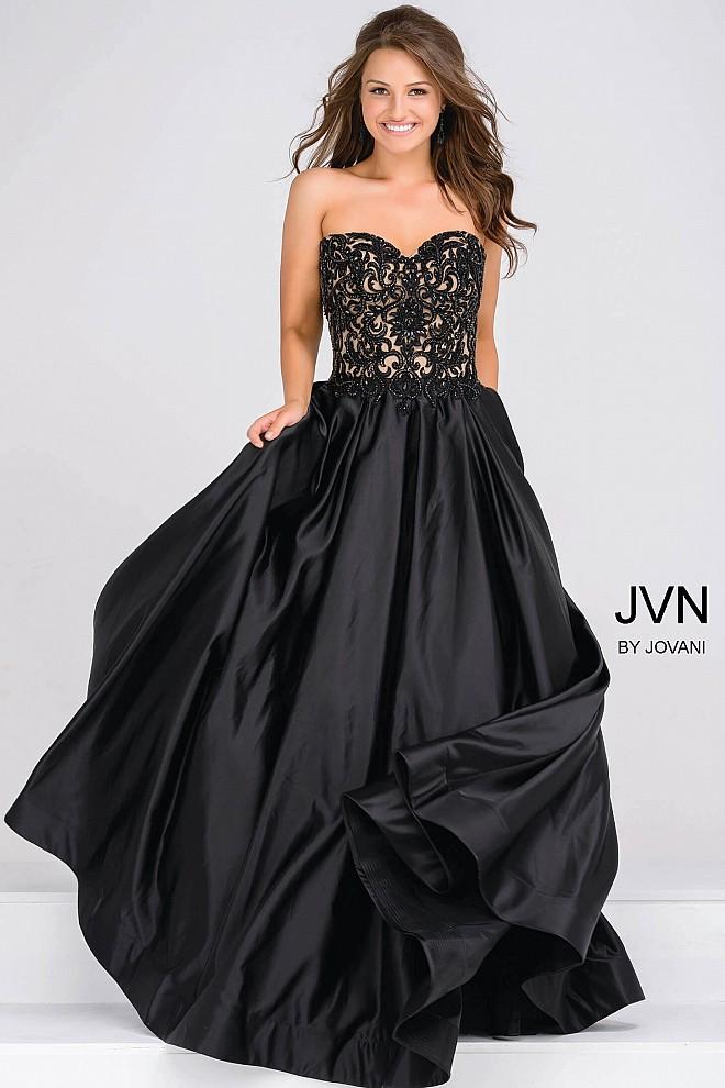 Jovani - Sweetheart Neck Embellished Bodice Prom Ballgown Jvn45591