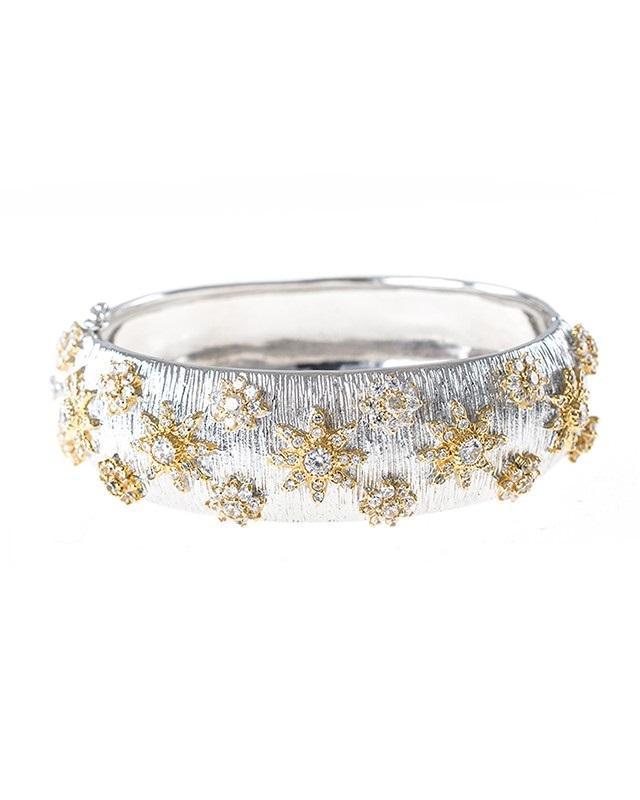 Jarin K Jewelry - Narrow Starburst Cuff
