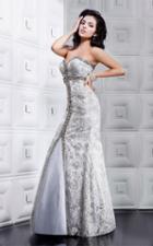 Mnm Couture - 8112 Luscious Lace Embellished Evening Gown