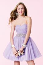 Alyce Paris - 3667 Pleated Sweetheart A-line Dress