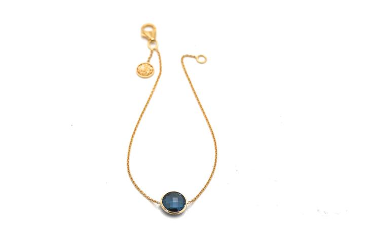 Tresor Collection - 18k Yellow Gold Bracelet With Labradorite