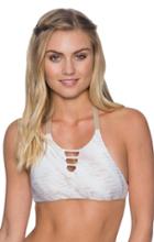 B Swim - Island Hi-neck Bikini Top U86shts