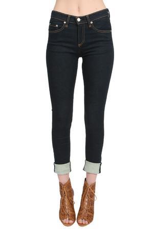 Rag And Bone/jean High Rise Skinny Jean In Clean Indigo
