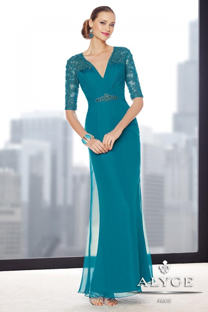 Alyce Paris Mother Of The Bride - 29711 Dress In Teal