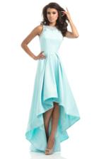 Johnathan Kayne - 7004 Crystal Accented High Low A-line Dress