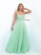 Intrigue - Strapless Crystal Embellished A-line Dress 164