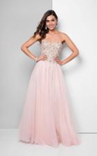 Terani Couture - Embellished Sweetheart Layered Gown 1711p2854