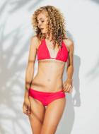 Del Mar Swimwear - Dahlia Bikini Bottom In Azalea