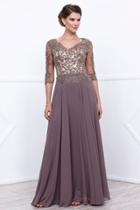 Nox Anabel - Embroidered A-line Dress 5144