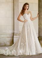 Martin Thornburg For Mon Cheri - 118281 Strapless Embroidered Wedding Gown