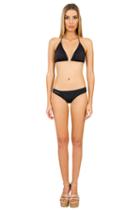 Caffe Swimwear - Triangle Bikini In Black Vb1465tscest