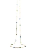 Tresor Collection - Aquamarine & Prehnite Baroque Necklace In 18k Yg