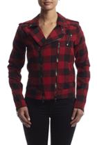 Hudson Jeans - W740wxw Cynic Moto Jacket In Tundra Plaid