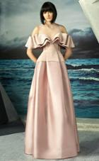 Mnm Couture - Illusion Jewel Neck Ballgown G0816