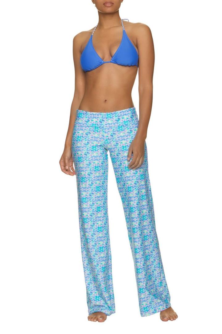 Helen Jon - Fold-over Beach Pant-seaglass