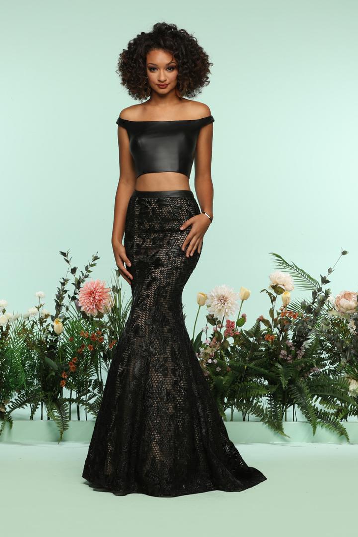Zoey Grey - 31221 Off-shoulder Two-piece Mermaid Gown